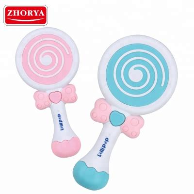 China Non-Toxic Lollipop Handel Shake Sound Fun Kids Lighting Musical Toys Set For Baby for sale