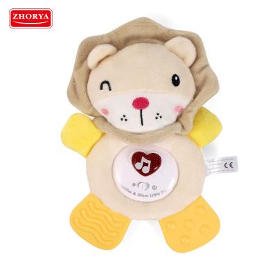 China 2020 New Product New Product Cute Animal Cute Animal Newborn Newborn Plush Stuffed Lion Toy Soft Toy With Music for sale