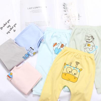 China Color Fade Proof Comfortable Spring And Summer Print Anti-mosquito Home Pants Baby Thin Cotton PP Pants for sale