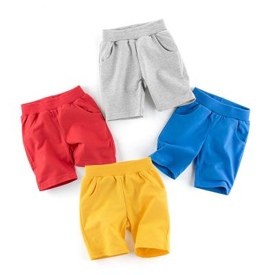 China 2022 Breathable Children Kids Sport Pants Style Summer Fashion Solid Color Boys Shorts for sale