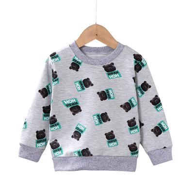 China Leisure Children's Sweater Cotton Men's Women's Long Sleeve T-Shirt for sale