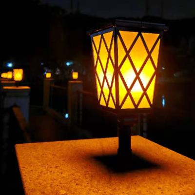 China LANDSCAPE New Arrival Solar Pathway Lights Outdoor Garden Decorative Landscape Lighting Solar Pillar Pole Light for sale