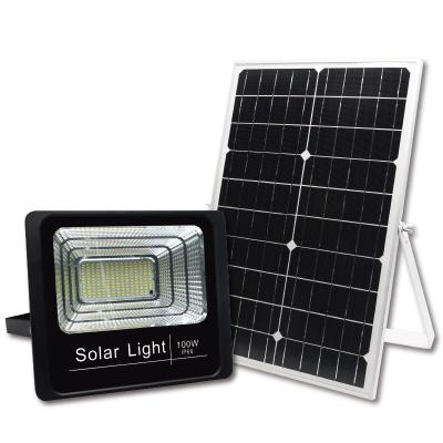 China Garden Lighting 25W 40W 60W 100W Outdoor Solar Floodlight Solar Powered Solar Light for sale