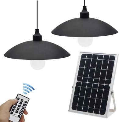 China Factory Residential Supply Solar Home Lighting Lamps With Double Bulbs Led Ceiling Lights for sale