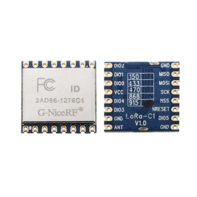 China RF G-NiceRF LoRa1276-C1 - FCC Certified 100mW sx1276 SPI Interface RF Transmitter Receiver 4~5Km Long Range 915MHz LoRa Module for sale