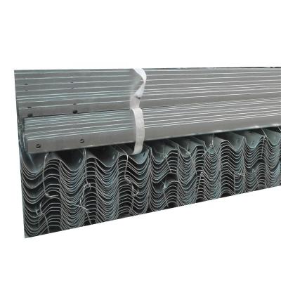 China Manufacturer professional road of two wave or three wave galvanized guard rail for roads for sale