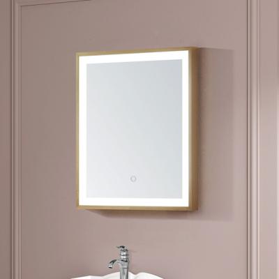 China Illuminated Modern Designed Vanity Dresser Mirror With Lights Bath Room Mirror With Timer for sale