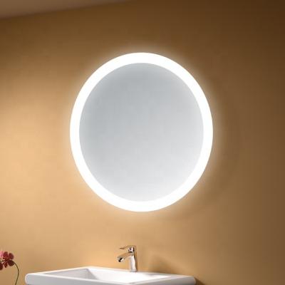 China Bright Modern Designed Oval Led Salon Mirrors Beauty Salon Mirrors With Led Light for sale