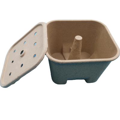 China 100% Biodegradable Disposable Charcoal BBQ Box-Pulp Storage Pulp Box for sale