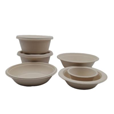 China Disposable Manufacturers Direct Selling Disposable Sugarcane Bagasse Natural Pulp Food Container Rolls Biodegradable With Lid Togo Box for sale