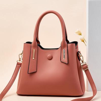 China Lady Hot Selling Large Capacity Tote Bolso Bag Wholesale Eco-Friendly High Quality Fashion PU Leather Handbags for sale