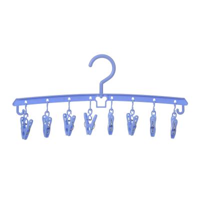 China Modern New Arrival Latest Design Round Striped Underwear Hanger Eight Clothes Rack for sale