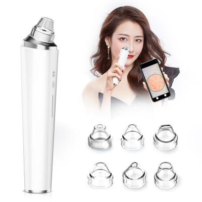 China Black Head Blackhead Remover Pore Vacuum With Camera 5MP WIFI Electric Blackhead Vacume Pore Facial Cleanser Acne Comedone Extractor for sale