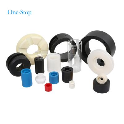 China Low Friction Engineering Nylon Plastic Bushing Wear Resistance Durable Plastic Coating Slide Bush for sale