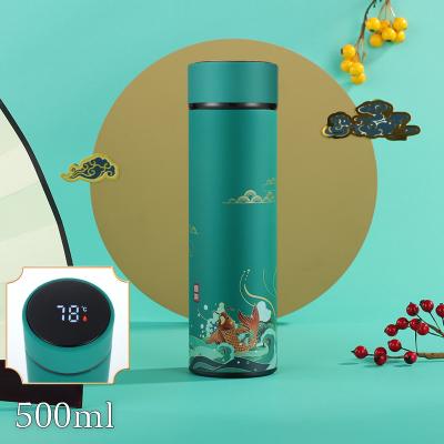 China PORTABLE CHINESE STYLE RETRO VACUUM flask CIA male country wind tide male stainless steel creative custom art cup water cu for sale