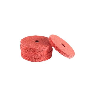 China Grinding For Metal Factory Wholesale Multi Sizes Use Non Woven Fiber Disc Viable Polishing Polishing Nylon Wheel For Angle Grinder for sale