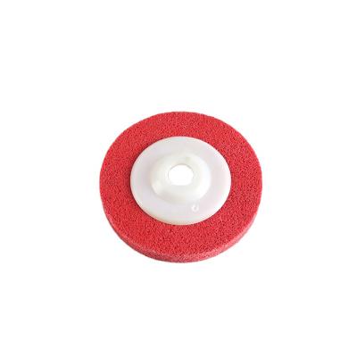 China Grinding For Metal Wholesale Custom 3inch 4inch 5inch Non Woven Disc For Stainless Steel Wood Grinding for sale