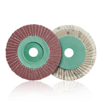 China Workpiece Edges Polishing Polishing Deburring Polishing Wheel Leaf Flower Type High Quality Canopy 100*16 Page Wheel for sale