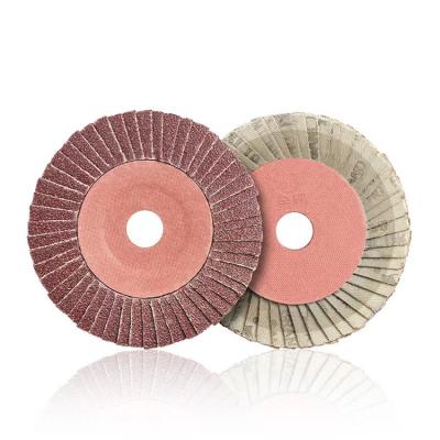 China Object Edges Polishing Best Selling Flower Shaped Wheel Fin Shape Flower Canopy Sandpaper Sheet 100*16 Page Buffing And Polishing Disc for sale