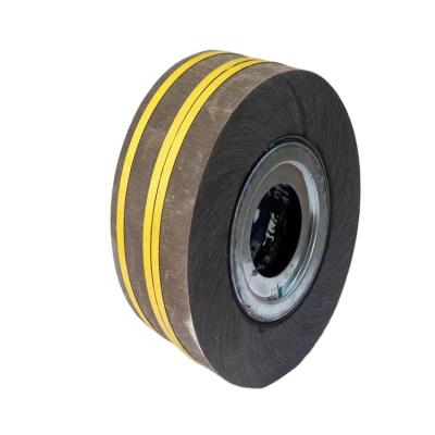 China Metal Surface Deburring Processing China Manufacture Thousand Page Wheel Shaped Yarrow Grinding Wheels Abrasive Cloth Wheel for sale