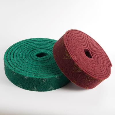 China China Wholesale Material Aluminum Oxide Polishing Abrasive Tools Roll Scouring Pad for sale