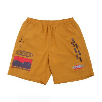 China QUICK DRY Customize Logos Print High Quality Running Custom Nylon Men Oversized Summer Shorts for sale