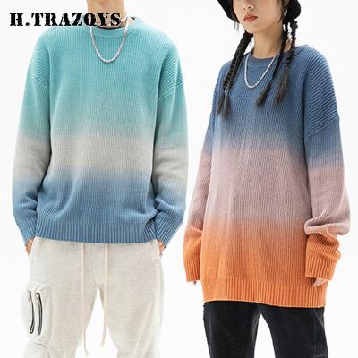 China Custom Colored Long Sleeve Sweater Latest Anti-pilling Design Casual Sweaters Unisex for sale