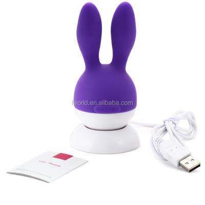 China Silicone + ABS Cute Silicone Top Ear Dual Grade Vibrator Rabbit Remote Toys For Female for sale