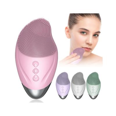 China High Quality Electric Heating DEEP CLEANING Sonic Facial Cleanser Deep Clean Sonic Facial Cleansing Brush for sale