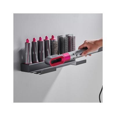 China Workable Compatible With Most Hair Dryer Steel Hair Blow Rack Organizer Hair Dryer Holder Drier Holder for sale