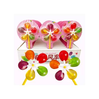 China Natural Hot Sale Spun Soft Fruit Lollipop Hard Candy for sale