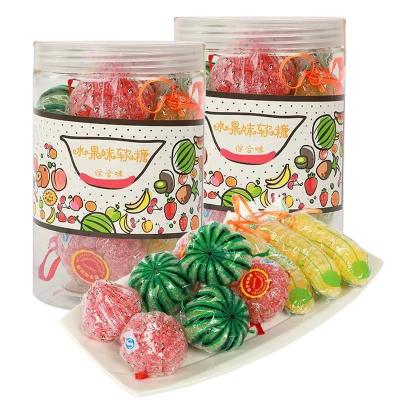 China OEM Natural Halal Colorful Fruit Shaped Jelly Candy for sale