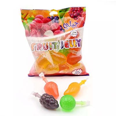 China OEM Full Size Bag Packing Colorful Fruit Shape Soft Fruit Jelly for sale