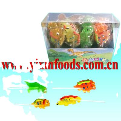 China Regular Dinosaur Jelly Lollipop for sale