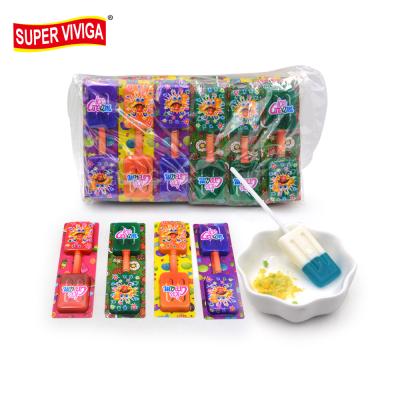 China Full size ice cream lollipop with popping candy for sale