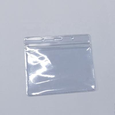 China 2021 Waterproof Hot Selling 4x3 Inch Soft Plastic PVC Card Cover For ID Card Certificate Cards for sale