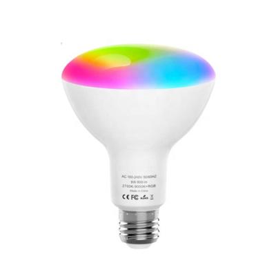 China Tuya Wifi Alexa Residential Voice LED Smart Bulb Light / Home Google Control Color Changing RGBW Bulb for sale