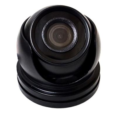 China CMOS 800TVL Vandalproof Mini CCTV Camera For Vehicle No Reflection With Black Glass for sale