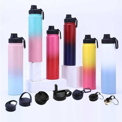 China Sustainable Promotion Custom Wide Mouth Water Bottle 304 Stainless Steel Sports Insulated Water Bottles for sale