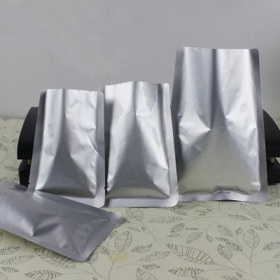 China Disposable 14*20Tea Aluminum Foil Bag Food Vacuum Vacuum Sealing Face Mask Three Fresh-keeping Side Sealed Flat Aluminum Foil Bag for sale