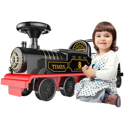 China Ride On Toy Best Birthday Christmas Gift 12V Electric Kids Ride On Train For Kids Track Ride On Toy Car for sale