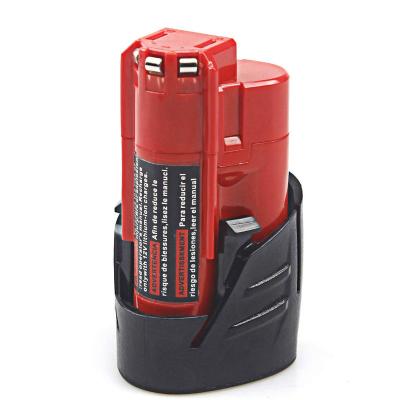 China Power Tools Waitley 12V 2.5Ah Rechargeable Battery For Milwaukee M12 XC 48-11-2401 MIL-12A Cordless Tools 2500mAh 12v Power Tool Batteries for sale