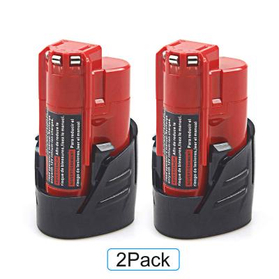 China Power Tool Waitley 12V 2.5Ah LI-ION 2500mAh Battery for Milwaukee M12 XC 12v Cordless Power Tools 48-11-2440 48-11-2402\2411 for sale