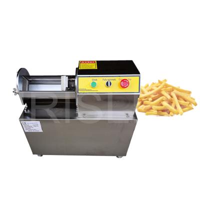 China Restaurant Commercial Electric French Fries Slicer For Potato Radish Cucumber Strip Cutter Stainless Steel Vegetable Cutting Machine for sale