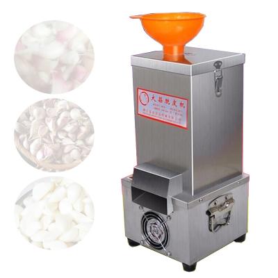 China Hotels Garlic Peeling Machine Commercial Electric Bottom Head Garlic Maker Dry Peeled Stainless Steel for sale