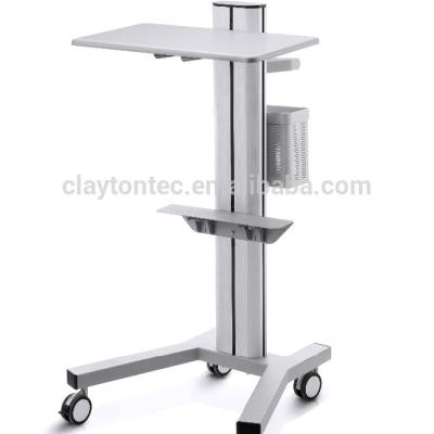 China Medical Crash Cart Hospital Trolley Computer Cart Laptop Mindary China for sale