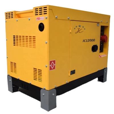 China Taizhou JC Portable Diesel Generators 8.5KVA 10kVA Super Silent Diesel Generator 1070*715*770mm for sale