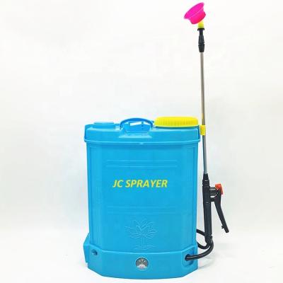 China Taizhou JC Hot Sale 18L Backpack Sprayer 12V 8AH 12V 12AH Battery Powered Sprayer Agriclture and Garden Sprayer for sale