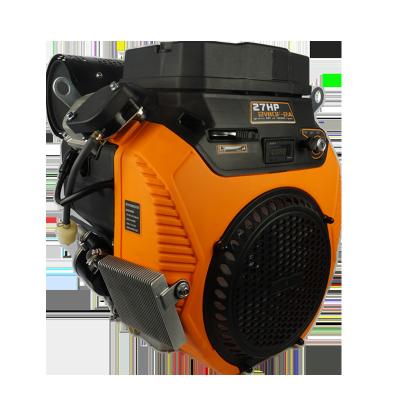 China China JC 27hp Air Cooled Gasoline Engine Twin Cylinder Air Cooled 2V80 4 Stroke Machinery Gasoline Gas Engine for sale