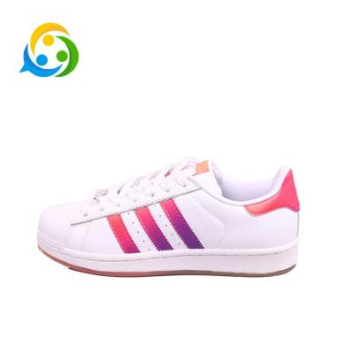 China Custom Made Men's Girls Men's Kid's Head Superstarts Style OEM Logo Sneaker Breathable Walking Casual Shoes for sale